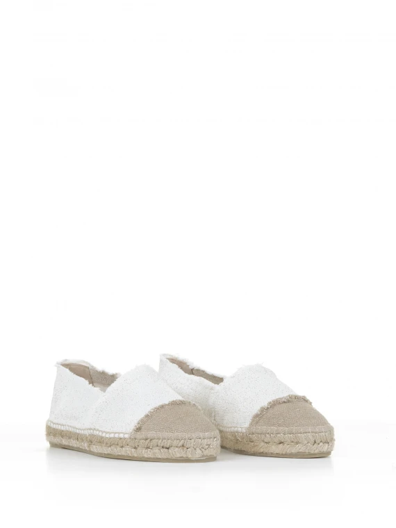 Espadrillas slip on Kampala bianco