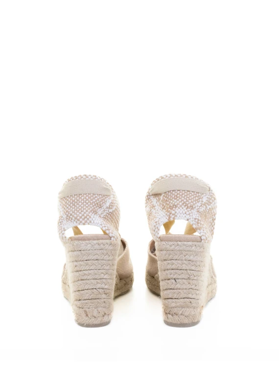 Carina Espadrille Wedge with Ankle Laces