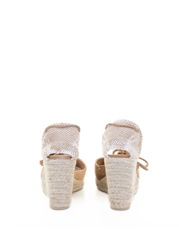 Espadrille Carina in suede with matching laces