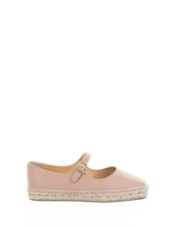 Pepa Mary Jane Espadrilles in nappa with buckle fastening