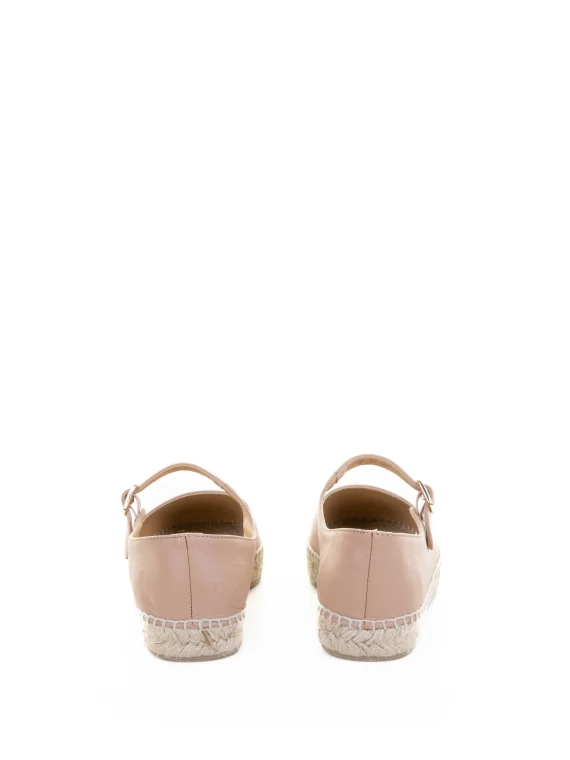 Pepa Mary Jane Espadrilles in nappa with buckle fastening