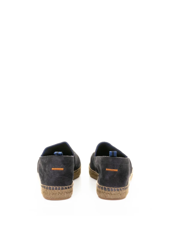 Espadrillas Pablo stile camping in suede con suola in juta