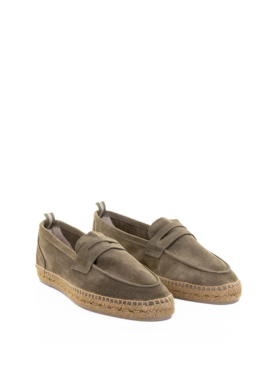 Espadrilles Nacho moccasin style suede with jute sole