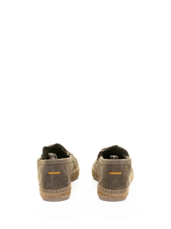 Espadrilles Nacho moccasin style suede with jute sole