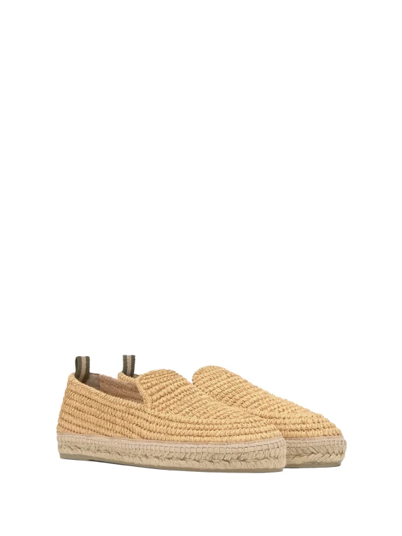 Joaquin flat espadrilles in natural raffia