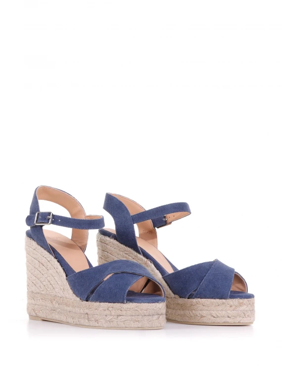 Open Blaudell wedge with strap