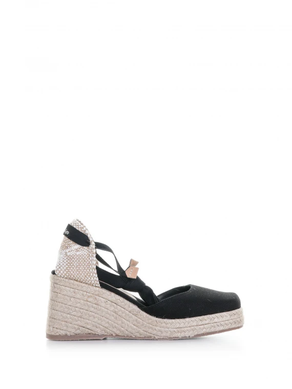 Espadrillas Tina squadrata in canvas