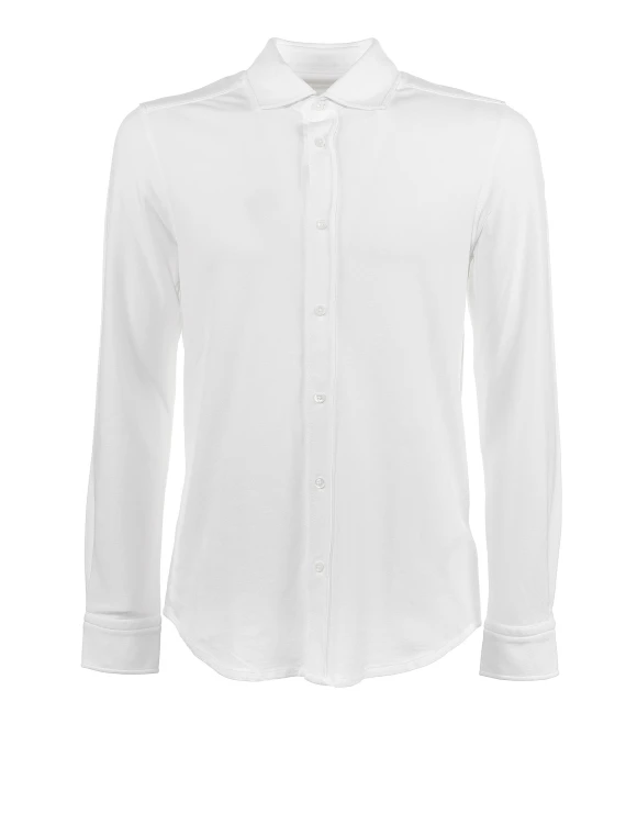 Piquet cotton shirt