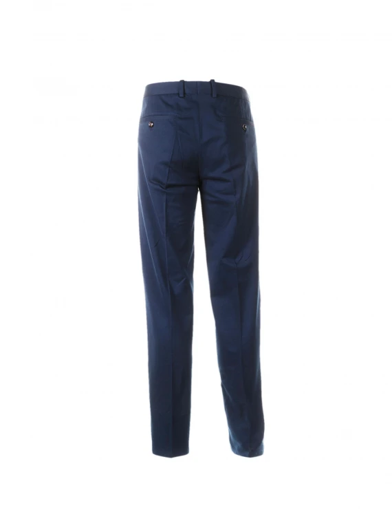 Piqué trousers with drawstring