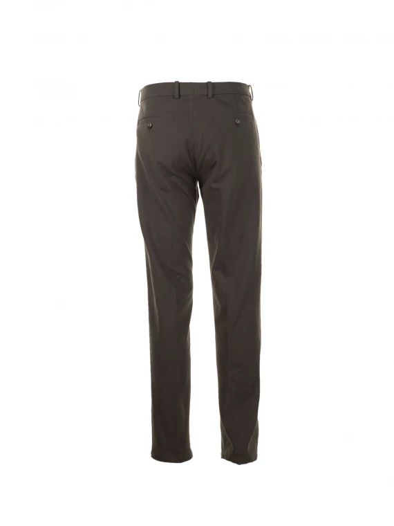 Piqué trousers with drawstring