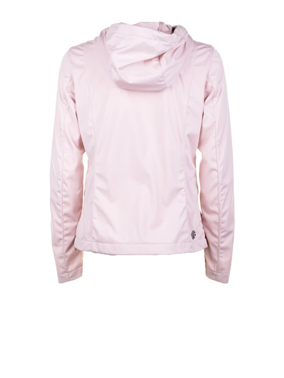 Giubbino donna rosa con zip