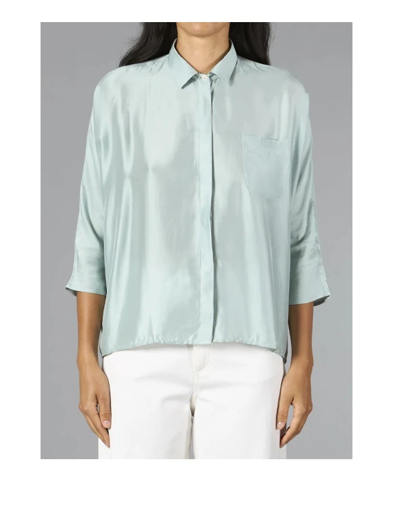 Camicia verde acqua donna