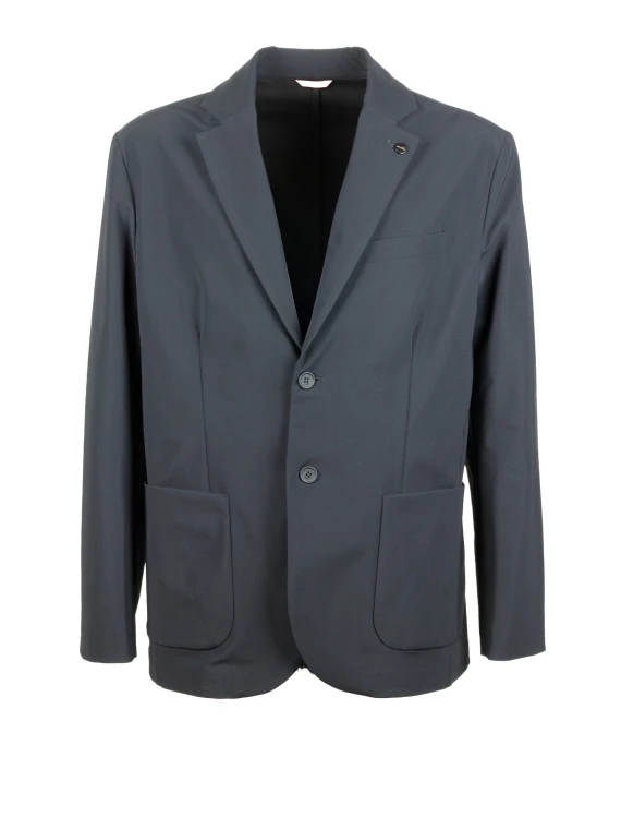 Giacca monopetto nera uomo