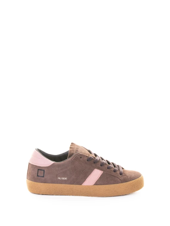 Sneaker Hill Low in suede tortora