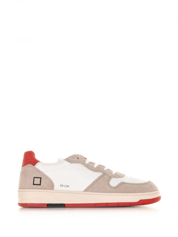 Sneaker Court 2.0 vintage in pelle