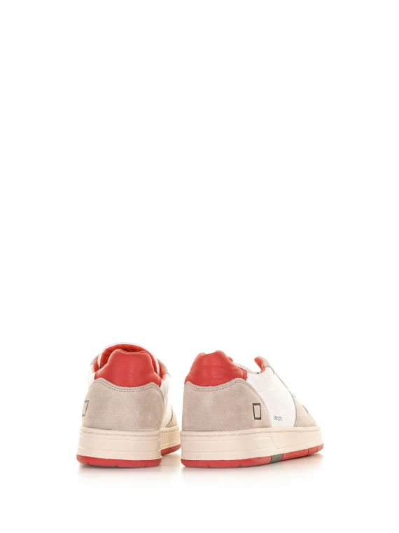 Sneaker Court 2.0 vintage in pelle