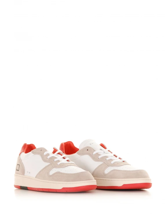 Sneaker Court 2.0 vintage in pelle