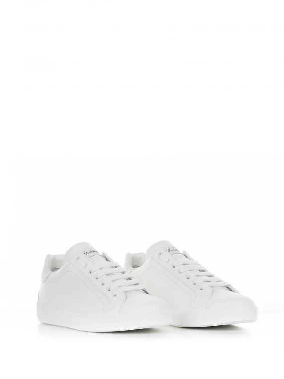 Portofino sneaker in white leather