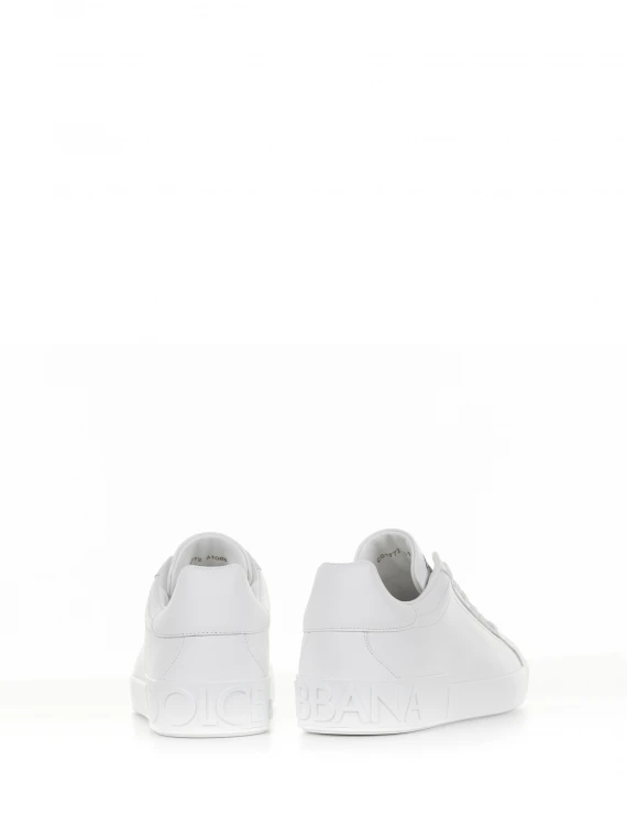 Portofino sneaker in white leather