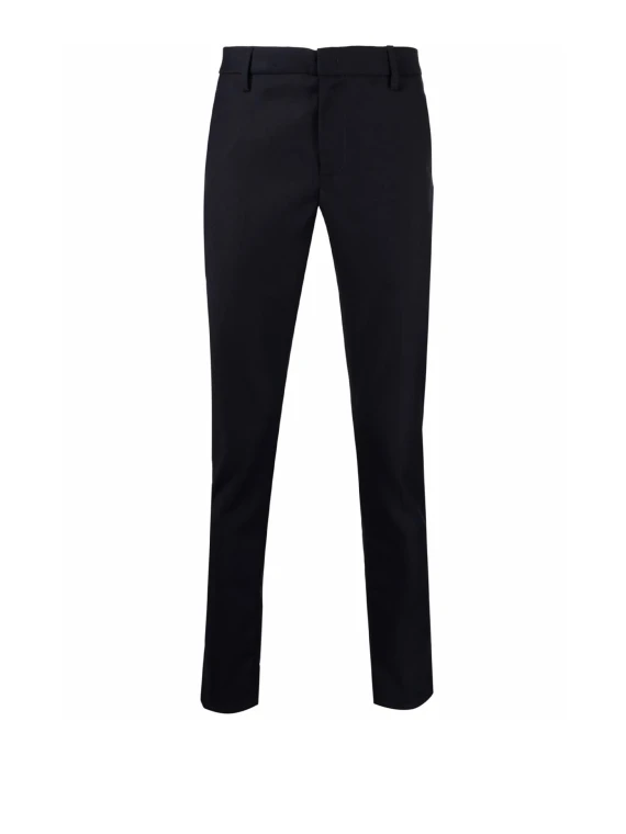 Slim fit navy trousers