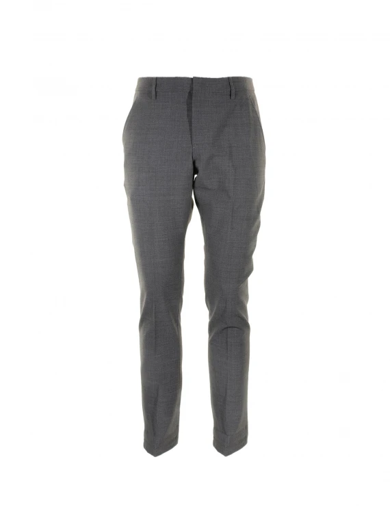 Gray men's trousers