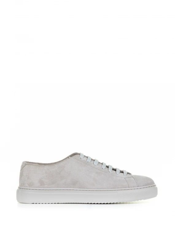 Gray suede sneaker