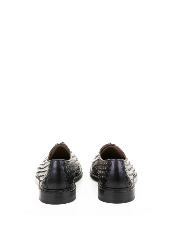 Brown Derby in woven leather