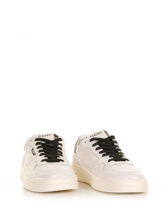 Eddy sneaker in white leather