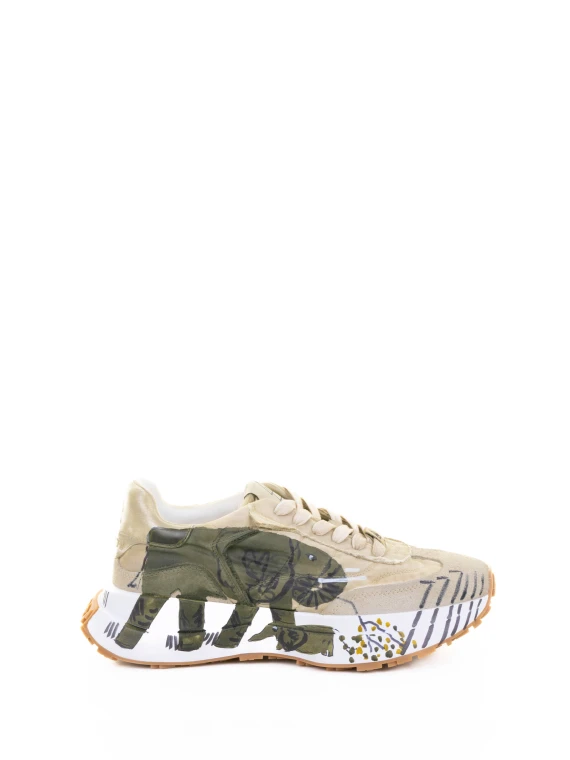 Sneaker panna fantasia elefante