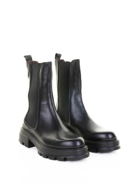 Beatles nero in pelle