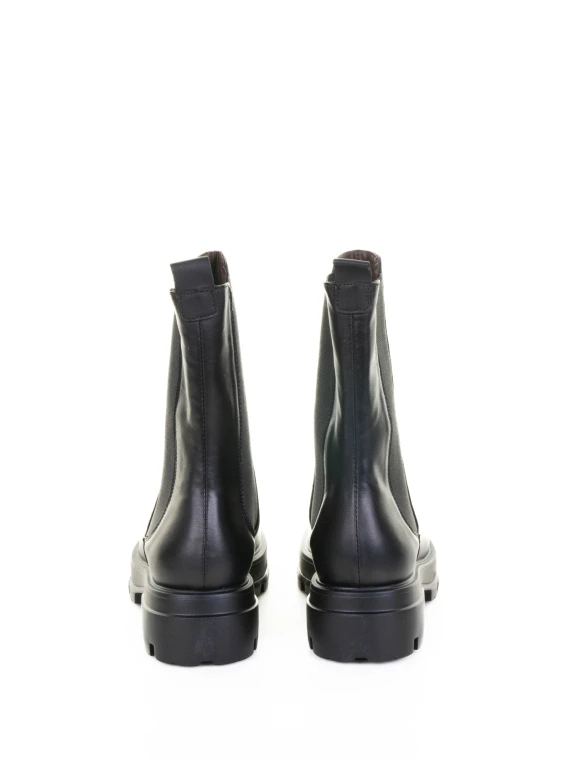 Beatles nero in pelle