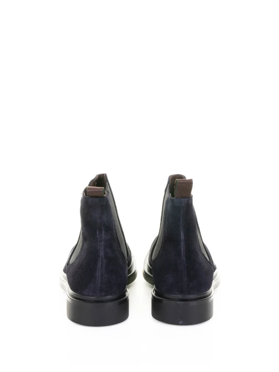 Beatles blu in suede