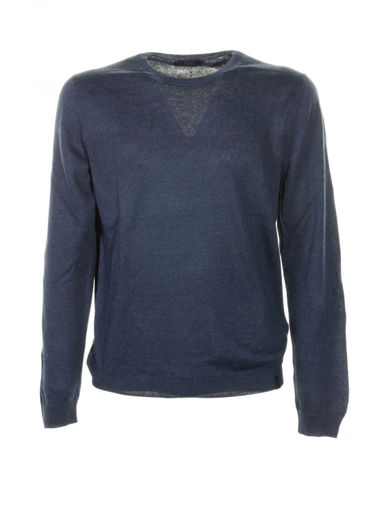 Blue crewneck sweater