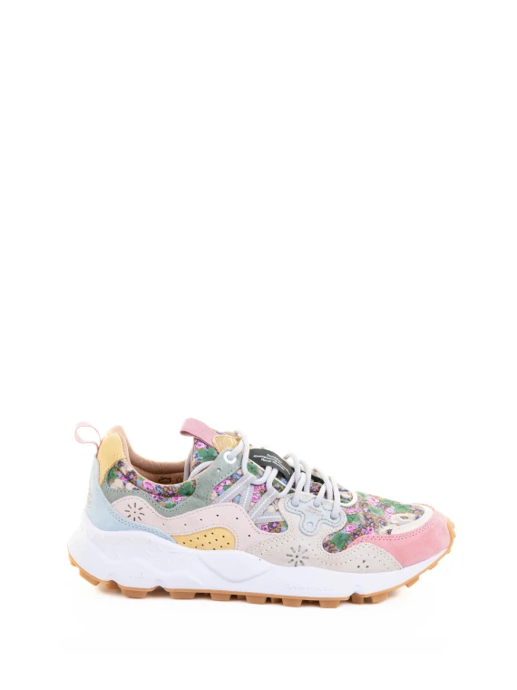 Sneaker Yamano donna multicolore fantasia fiori