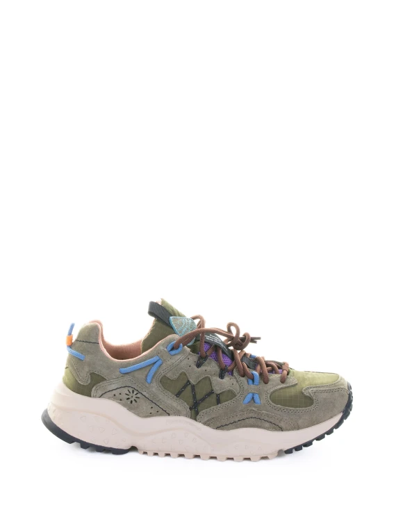 Sneaker Yamabushi verde militare uomo