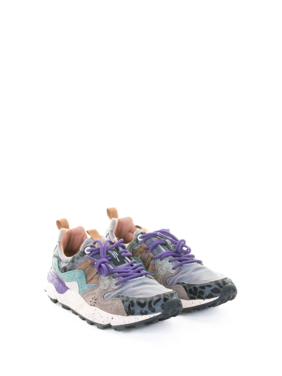 Sneaker Yamano 3 donna grigio lilla