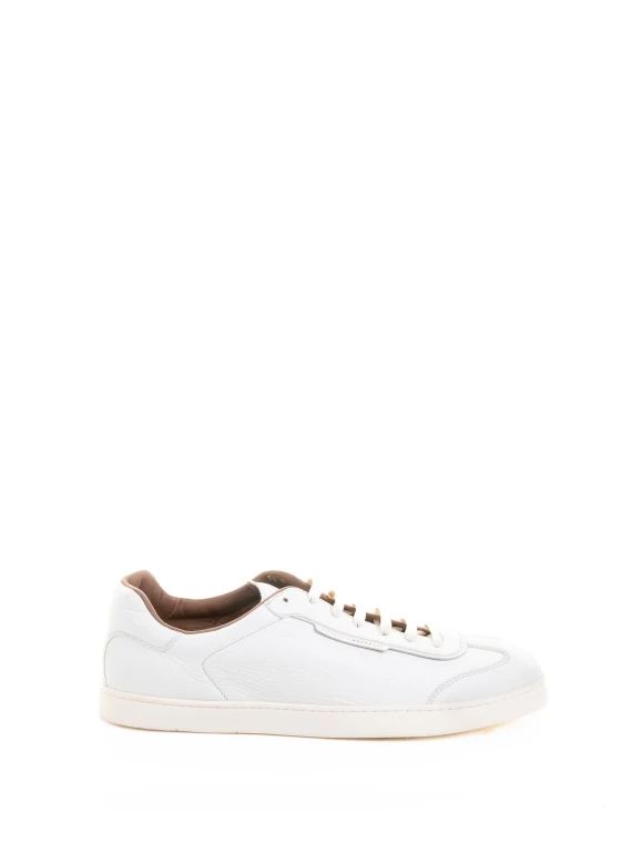 White Leather Sneaker