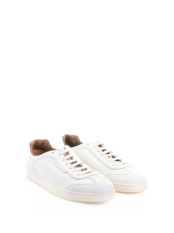 White Leather Sneaker