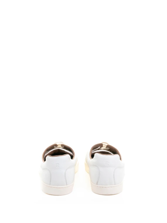 White Leather Sneaker