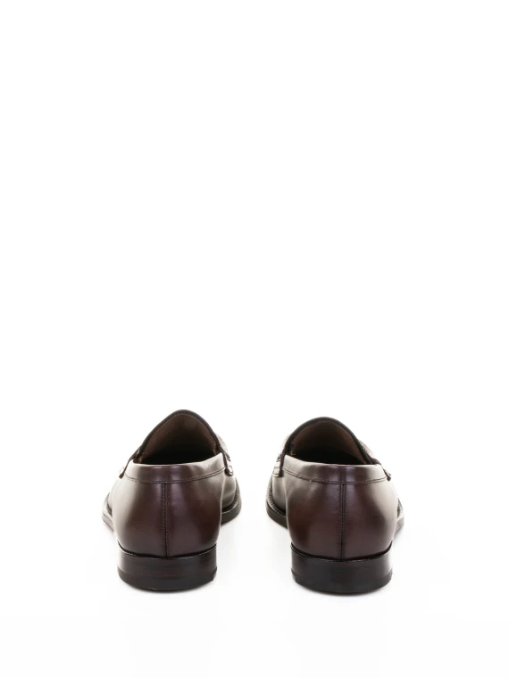 Mahogany Leather Moccasin