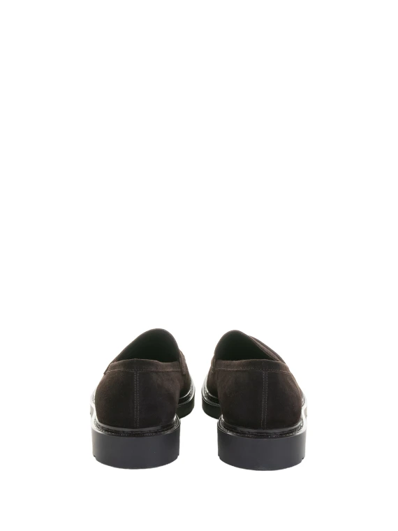 Mocassino uomo cacao in suede