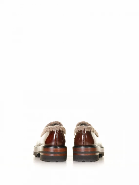 Brera loafer with contrasting profiles