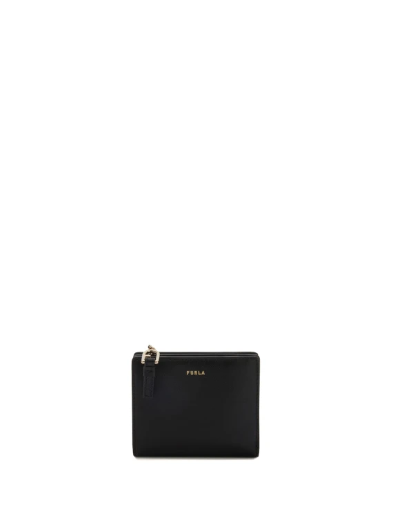 Nuvola Wallet Black Leather