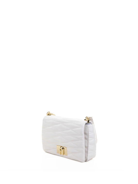 M 1927 Shoulder Bag in White Leather