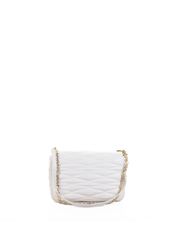 M 1927 Shoulder Bag in White Leather