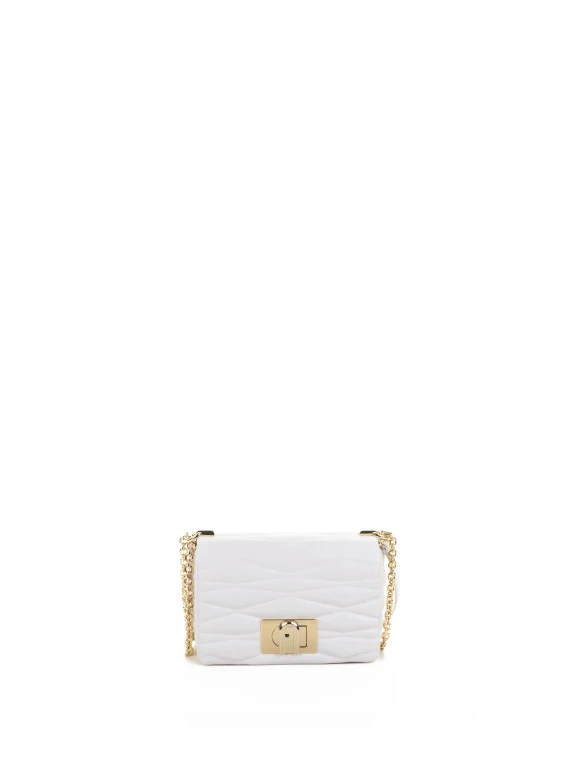 Borsa a tracolla S 1927 in pelle bianca