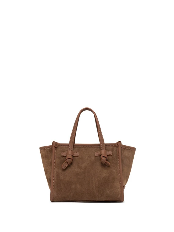 Miss Marcella suede shopping bag