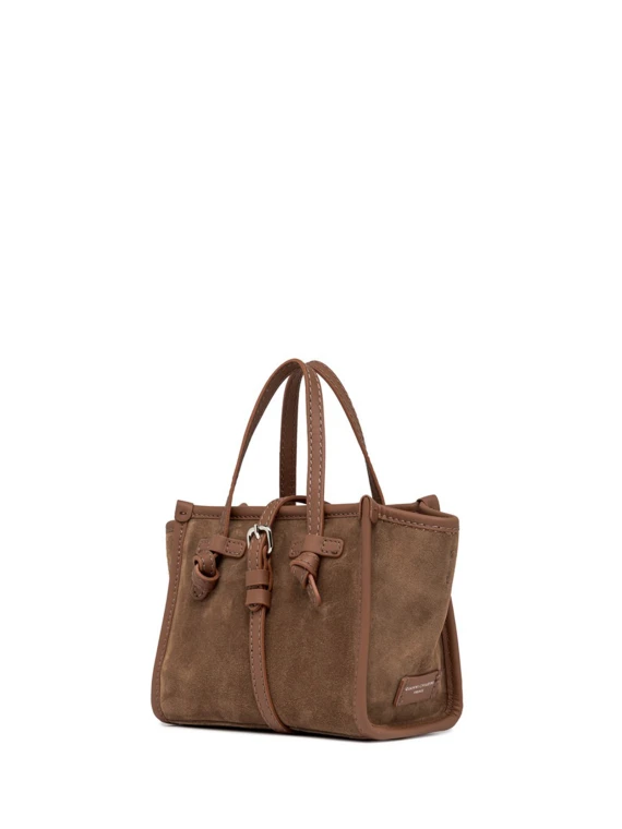 Miss Marcella suede shopping bag