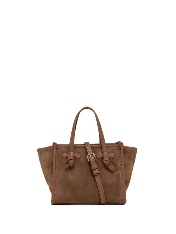 Miss Marcella suede shopping bag