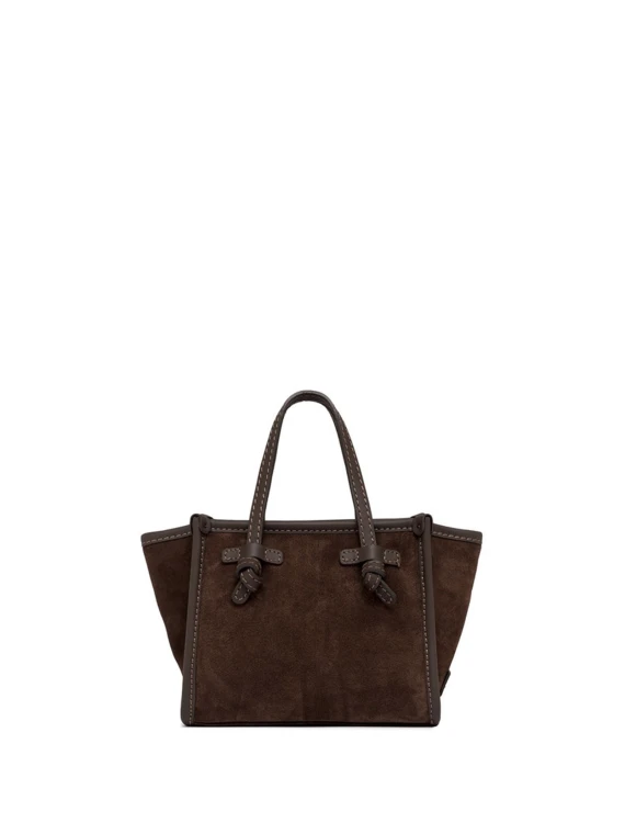 Miss Marcella suede shopping bag